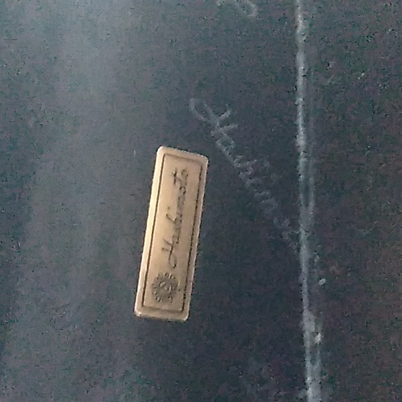 β Vintage BLACK VELVET CLUTCH BEADED VNVC - Picture 3 of 16